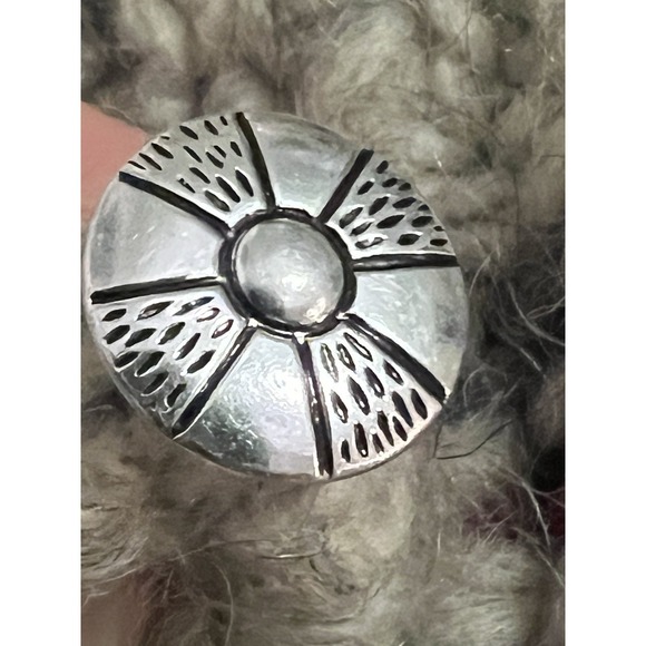 Vintage 1980s Icelandic Lopi Wool Cardigan Hand Knit Nordic Sweater L Womens - Picture 9 of 10